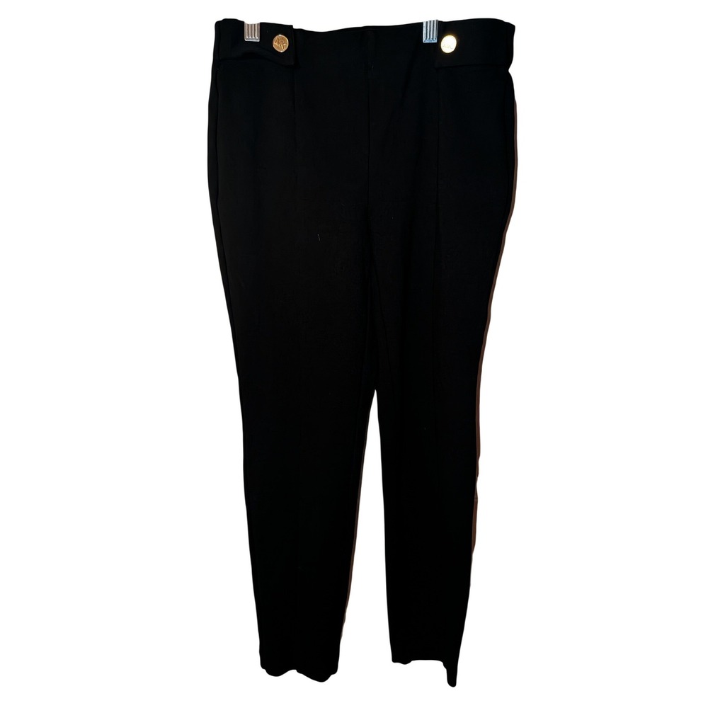 Michael Michael Kors Womens Black Ponte Knit Leggings Slim Fit Size S Small